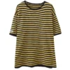 Cotton Stripe T-shirts Women Casual Loose Short Sleeve Slim Tops Summer Trend Thin Oversized T Shirt Korean Style Tshirt Y2k Top - Image 6