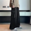 Men Casual Pants Cargo Trousers Fashion Red Stylish Streetwear Baggy Hosen Hip Hop Popular Korean Japanese Multi Pockets - Image 2