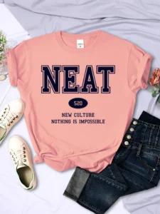 Neat 520 New Culture Hip Hop Letter T Shirt Women Summer Crewneck Tshirt Korean Fashion Funny Crop Top Streetwear Hip Hop Tshirt - Image 4