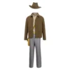 Indiana Jones 5 Cosplay Costume Top Coat Pants Hat Full Set Men Adult Outfits Halloween Carnival Party Roleplay Suit - Image 2