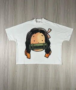 Harajuku Anime box print graphic t shirts y2k tops new in streetwear oversized t shirt gothic goth men clothing anime clothes - Image 2