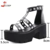 New Open Toe Platform Sandals for Women Gothic Punk Thick Bottom Gladiator Sandal Summer Trend Casual Shoes Large Size 42 43 - Image 6