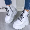 Gothic Black Boots Ankle Shoes on Heels Platform Sneakers Chunky for Women 2023 Luxury Designer Casual New Rock Booties Trendyol - Image 6