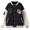 Autumn And Winter New Retro College Style Letter Embroidered Coat Female Y2K Korean Street Harajuku Casual Baseball Uniform Tops - Image 4