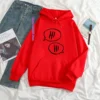 Streetwear Top Korean Style Hoodie Hi Letter Print Loose Women's Long Sleeve Hooded Sweatshirt Ulzzang Harajuku Hip Hop Hoodie - Image 5