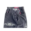 JNCO Jeans New Mens Harajuku Retro Hip Hop Skull Embroidery Baggy Jeans denim Pants 90s Street Gothic Wide Trousers Streetwear - Image 3