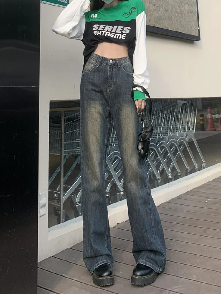 Jeans Women Street High Waisted Minimalist Comfortable Elegant Fashion Korean Style Casual All-match Vintage Students Hip Hop - Image 6