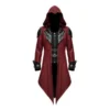 New Medieval Halloween Retro Patchwork Jacket For Men's Gothic Dark Clothing - Image 6