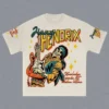 Hip Hop Gothic Men Fashion Guitarist Printed T-shirt Y2K Couple Harajuku Cotton Round Neck Short Sleeve Top Street Wear - Image 3