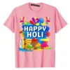 Happy Holi Indian Celebration for Women Men Kids Color India T-Shirt Aesthetic Graphic Tees Tops Short Sleeve Blouses - Image 5
