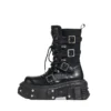 Female 2023 New Small Internet Red Muffin Platform Motorcycle Gothic Lace-up Middle Cyberpunk Punk Boots Women Shoes - Image 3