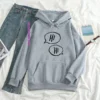 Streetwear Top Korean Style Hoodie Hi Letter Print Loose Women's Long Sleeve Hooded Sweatshirt Ulzzang Harajuku Hip Hop Hoodie - Image 3