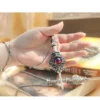 Retro Magic Carved Geometric Pendant Necklace Women's Blood Pack Detachable Witch Wand Pendant Couple Jewelry Gift - Image 5