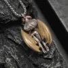 Sexy Gothic Bat Demon Angel Pendant Necklace for Men and Women Personalized Party Cosplay Accessories Gift - Image 3