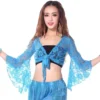 Long Sleeve Belly Dance Top Women Stage Lace-up Performance Top Nightclub For Thailand/India/Arab Dance Wear - Image 6