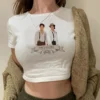 the Vampire Diaries trashy cyber y2k fairycore crop top girl trashy gothic korean fashion graphic cropped t-shirts - Image 2