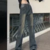 Jeans Women Street High Waisted Minimalist Comfortable Elegant Fashion Korean Style Casual All-match Vintage Students Hip Hop - Image 2