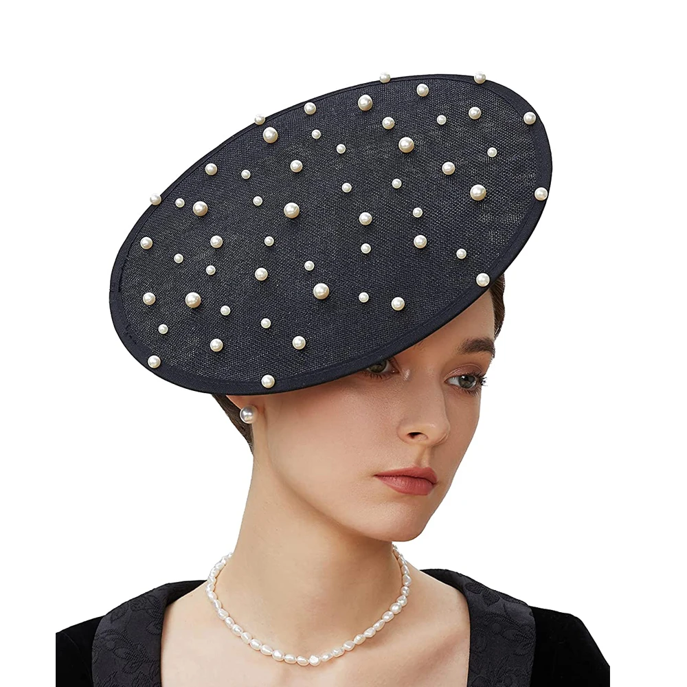 Fascinator Hat Cocktail Tea Party Fascinator Headband Vintage Kentucky Derby Fascinators for Wedding Costume Party - Image 2