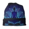 India Mandala Zen Buddha Bonnet Hat Knitted Hats Men Women Hip Hop Unisex Warm Winter Beanies Cap - Image 3