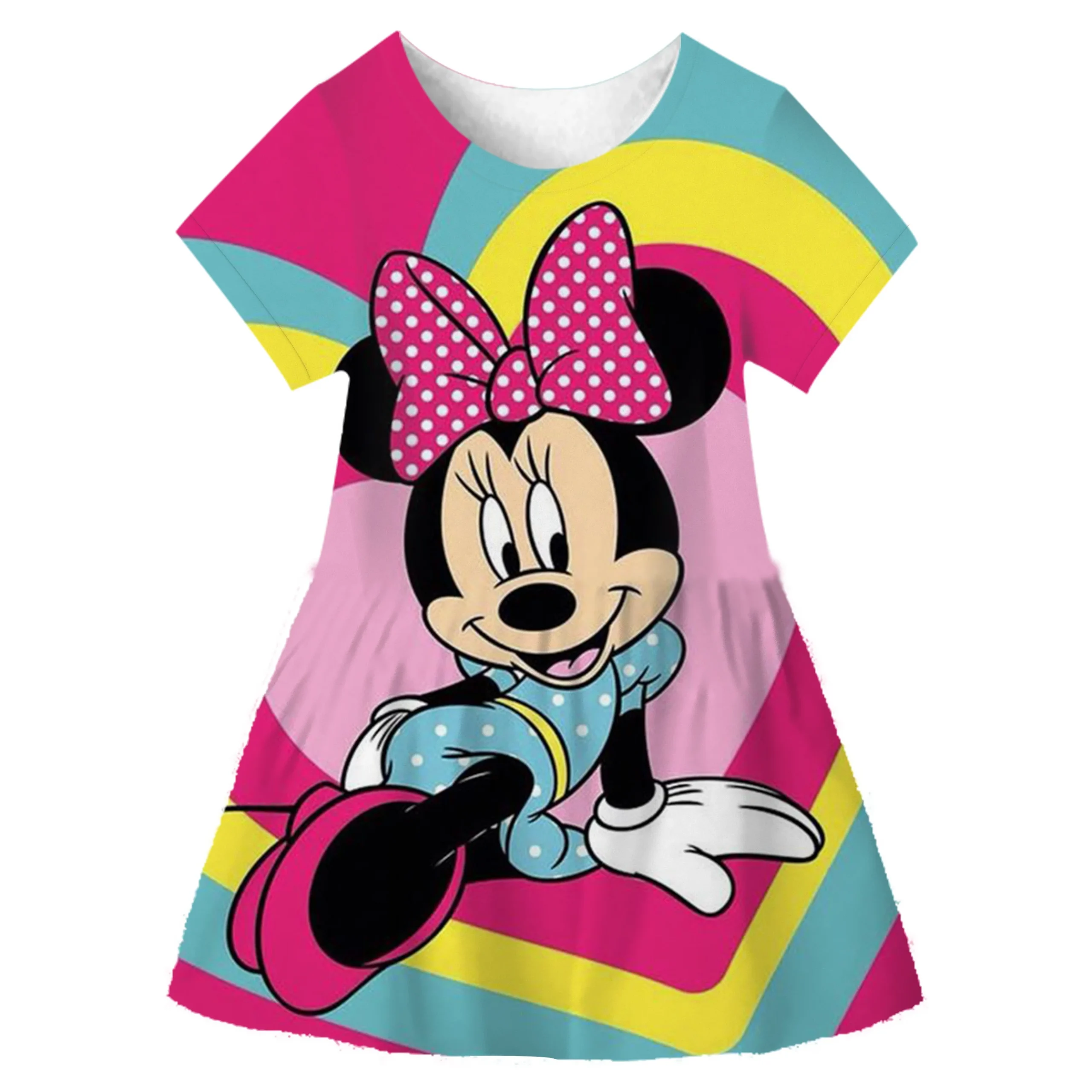 Minnie Mouse Dress Fancy Kids Dresses for Girls Birthday Easter Cosplay Dress Up Kid Costume Baby Girls Clothing For Kids 2 10T