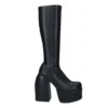 Platform Heel Boots Women's Pumps Stretch Ankle Boots Designer Knee-high Women Boots Trend Thigh High Black Gothic Shoes - Image 2