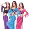 Long Sleeve Belly Dance Top Women Stage Lace-up Performance Top Nightclub For Thailand/India/Arab Dance Wear - Image 4