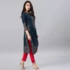 Kurtas for Women Spring Summer Women's Indian Dress Cotton Printed Floral Ethnic Style Kurti Top South Asian Clothes - Image 2