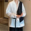 ARENS Techwear Men's Sets Cargo Pants Men's Shirt Kit Long Sleeve Shirts Korean Streetwear Hip Hop Harajuku Spring - Image 2