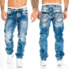 Straight Jeans Man Vintage Wash Denim pants Spring Summer Boyfriend baggy Jeans men Streetwear Cacual Designer Cowboy Trousers - Image 6