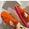 Harajuku Ulzzang Summer Platform Sandals Women Fashion Beach Casual Korean Shoes 2023 Rome Gladiator Gothic Punk Black Flats - Image 4