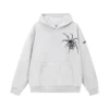 Male Clothes Hip Hop Sweatshirt for Men Aesthetic Spider Black Hooded Hoodies Graphic Streetwear No Brand Warm Korean Style S - Image 6