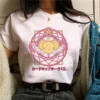 Cardcaptor Sakura Magic Girl Tee women manga Y2K Tee girl Japanese designer 2000s clothing - Image 3