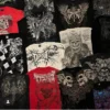 Y2K T-shirt New American Hip Hop Skull Round Neck Super T-shirt Men and Women Short Sleeve Gothic Costume Tops Street Wear - Image 2