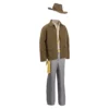 Indiana Jones 5 Cosplay Costume Top Coat Pants Hat Full Set Men Adult Outfits Halloween Carnival Party Roleplay Suit - Image 5