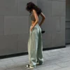 Cargo Hip Hop Y2K Cargo Pants Women Streetwear Harajuku with Pockets Casual Trousers Korean Loose High Waist Design Solid Pants - Image 4