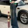 Jeans Women Street High Waisted Minimalist Comfortable Elegant Fashion Korean Style Casual All-match Vintage Students Hip Hop - Image 3