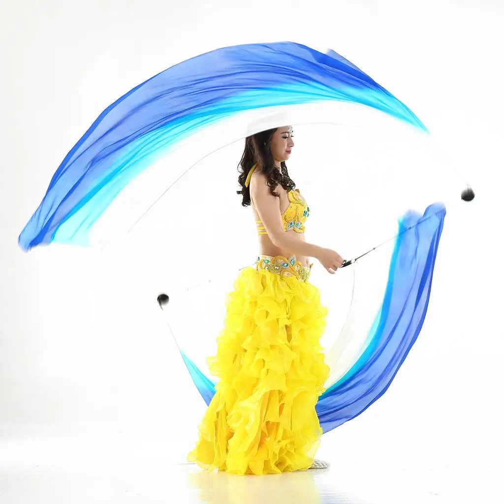 Flowy Silk Poi Throw Balls for Belly Dance  Accessories