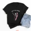 Colored Get In Loser gothic skeleton T-shirt funny 100% Cotton casual graphic Streetwear aesthetic Fashion unisex tee top tshirt