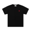 2024 Women's Heart Pattern Printed Fashion With Spring Summer Short Sleeve Casual New Chic Lovers Tops Men's Clothing Streetwear - Image 4