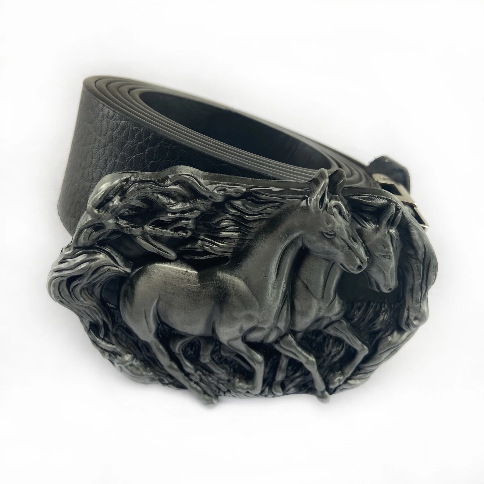 WesBuck Brand Cool Horse Metal New Vintage Belt Buckle Handmade Homemade Accessories Waistband DIY Western Cowboy Rock Style - Image 6