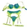Women'S Fun Underwear Rose Three Color Block Lace Women Sexy Underwear Set With Sexy Gothic Clothes For Women Lingerie 이벤트 속옷 - Image 4
