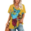 Ganesha'S Street Food Women Print T-Shirt Summer Casual Tops Streetwear T Shirt Boho Ladies Top Streetfood Ganesha India - Image 6