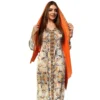 Fashion Floral Print Muslim Dress Women Dubai Arab Abaya Dubai Arabic Turkey Moroccon Kaftan Islamic Clothing India Gown Robe - Image 5