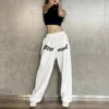 Women Pants American Hip-hop Loose Casual Jazz Leggings Vintage Trousers Korean Fashion Streetwear Women Clothing Y2k Clothes - Image 2