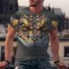 Summer Horrible Snake 3D Print T-Shirts Streetwear Men Fashion Casual Harajuku Oversized O-Neck T Shirt Tees Tops Clothing - Image 4