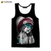 Fashion Summer Men Tank Tops Sleeveless T Shirts 3D Indians Digital Printing Harajuku Tops Unisex 3D Printed Oversized Tees - Image 2