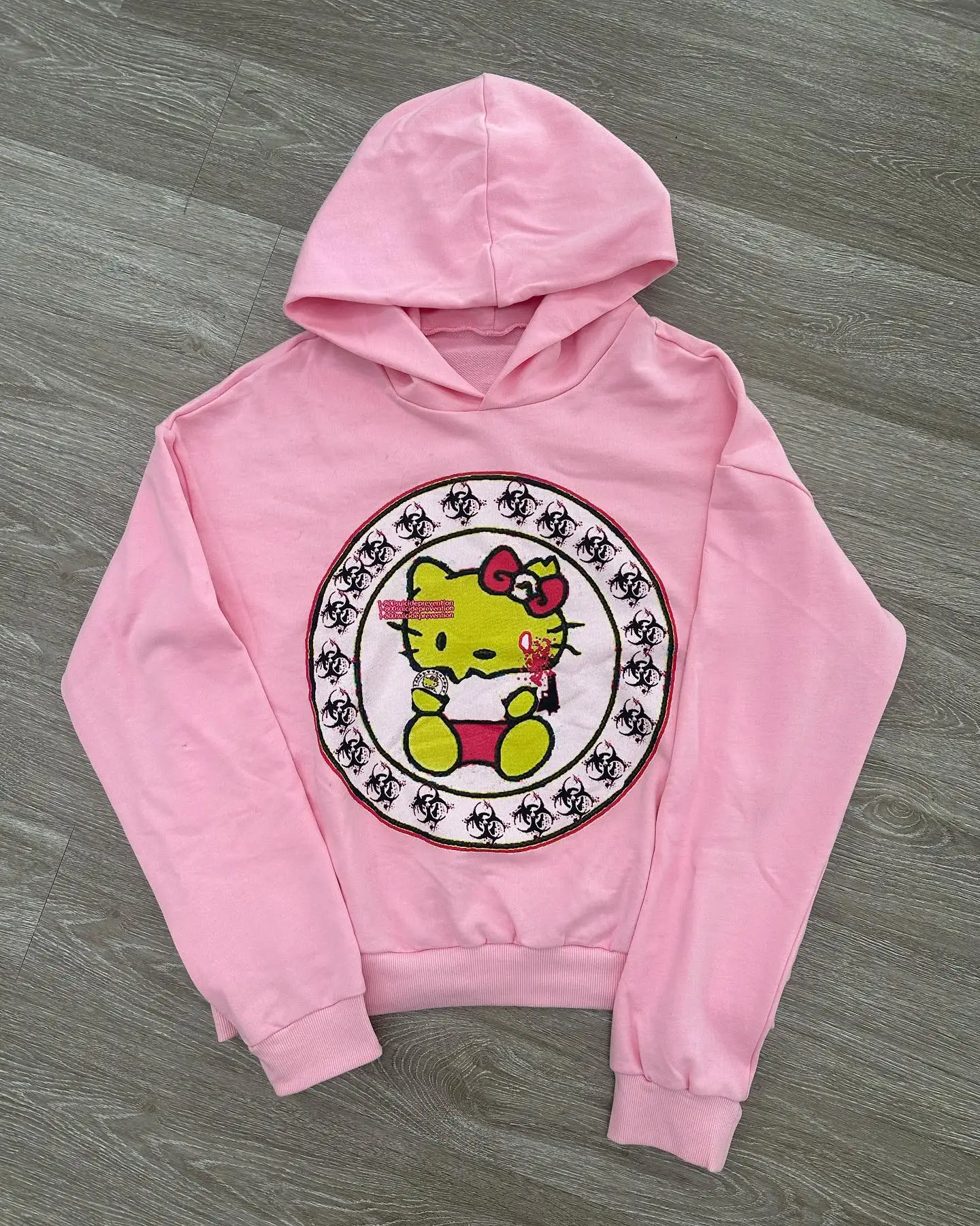 Streetwear Hoodie Y2K Clothes Harajuku Gothic Hip Hop Graphic Print Retro Oversized Hoodie Sweatshirt Men Women Pullover Hoodie