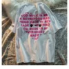 funny 100℅ cotton plus size top men clothing streetwear harajuku fashion tees oversized women graphic t shirts printed anime - Image 6