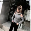 Harajuku Crop Tops Fashion Hooded Casual Tshirts Women Clothing Long Sleeve Gothic Tees Korean Off Shoulder Sexy Y2k T Shirt - Image 5