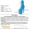 Patchwork Bling Sexy Women's Ankle Boots Thin Heels 17CM Sequined Round Toe Lace-up Short Boots Gothic Style Pole Dancing Shoes - Image 4